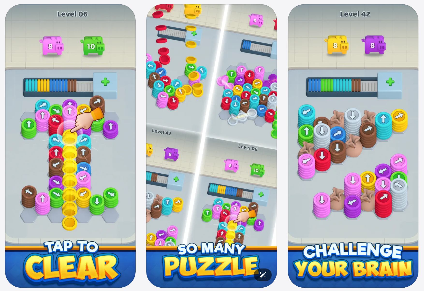 Piggy Sort screenshots (local)